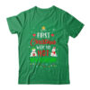 First Christmas With My Hot New Husband Funny Couple Gift Classic T Shirt Irish Green 600x.jpg
