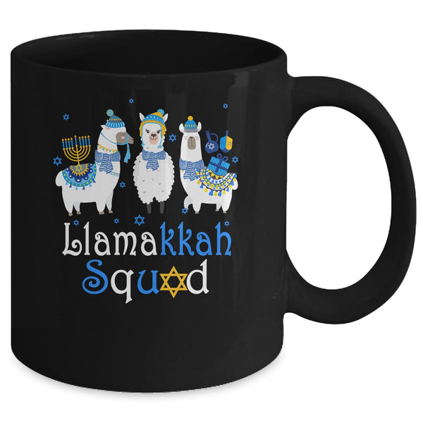 Llamakkah Squad Funny Jewish Hanukkah Gift Cute Llama Mug 11oz Mug Black 91bc3202 0159 4bc4 8303 e108c1bbae95 600x.jpg
