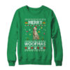 Merry Woofmas Golden Retriever Santa Reindeer Ugly Christmas Sweater Crewneck Sweatshirt Irish Green 600x 1.jpg