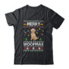 Merry Woofmas Labrador Santa Reindeer Ugly Christmas Sweater Classic T Shirt Black 600x.jpg