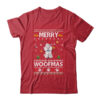 Merry Woofmas Poodle Santa Reindeer Ugly Christmas Sweater Classic T Shirt Red 600x.jpg