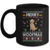 Merry Woofmas Labrador Santa Reindeer Ugly Christmas Sweater Mug 11oz Mug Black 600x 1.jpg