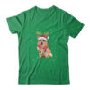 Funny Corgi Christmas Tree Santa Reindeer Pajamas Classic T Shirt Irish Green 600x.jpg