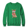 Funny Corgi Christmas Tree Santa Reindeer Pajamas Crewneck Sweatshirt Irish Green 600x.jpg