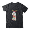 Funny Poodle Christmas Tree Santa Reindeer Pajamas Classic T Shirt Black 600x.jpg