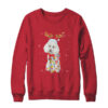 Funny Poodle Christmas Tree Santa Reindeer Pajamas Crewneck Sweatshirt Red 600x.jpg