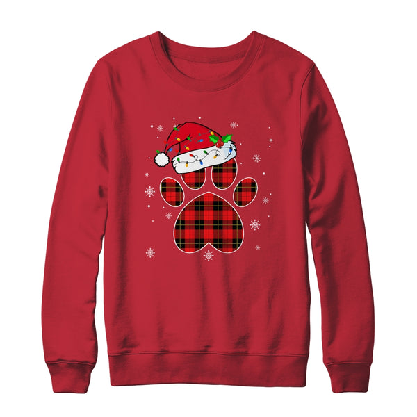 Buffalo Plaid Christmas Paw Dog With Santa Hat Lights Gift Crewneck Sweatshirt Red 600x.jpg Buffalo Plaid Christmas Paw Dog With Santa Hat Lights Gift Crewneck Sweatshirt Red 600x.jpg