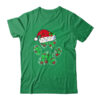 Snowflakes Dog Paw Santa Hat Christmas Dog Lovers Gift Classic T Shirt Irish Green 600x.jpg