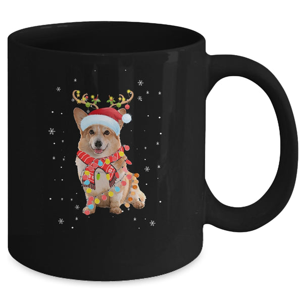 Funny Corgi Christmas Tree Santa Reindeer Pajamas Mug 11oz Mug Black 3f1e4739 05ed 492a b789 689cc472e91b 600x.jpg