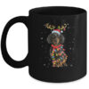 Funny Dachshund Christmas Tree Santa Reindeer Pajamas Mug 11oz Mug Black 600x.jpg