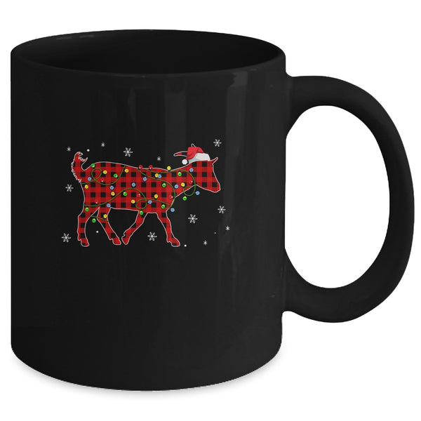 Red Plaid Goat Christmas Lights Santa Hat Pajamas Mug 11oz Mug Black ec6f211d 103f 4a86 945a f35696e5b524 600x 1.jpg