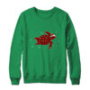 Red Plaid Turtle Christmas Lights Santa Hat Pajamas Crewneck Sweatshirt Irish Green 600x 1.jpg