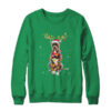Funny Pitbull Christmas Tree Santa Reindeer Pajamas Crewneck Sweatshirt Irish Green 600x.jpg