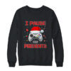 Funny Christmas Gamer I Pause For Presents Gaming Gift Crewneck Sweatshirt Black 600x.jpg