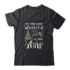 Its The Most Wonderful Time The Year Leopard Plaid Christmas Tree Classic T Shirt Black 600x 1.jpg