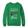 Its The Most Wonderful Time The Year Red Plaid Christmas Tree Crewneck Sweatshirt Irish Green 600x.jpg