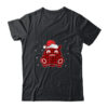 Red Plaid Hippopotamus Christmas Lights Santa Hat Pajamas Classic T Shirt Black 600x 2.jpg