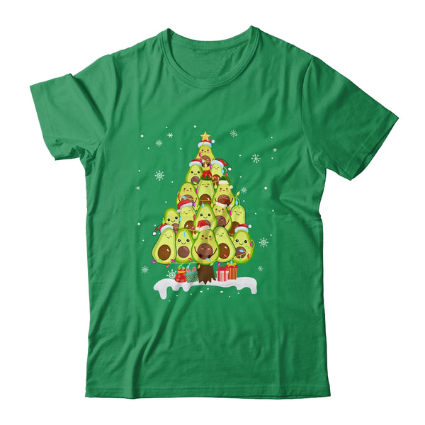 Avocado Tree Christmas Light Funny Christmas Vegans Gifts Classic T Shirt Irish Green 600x 2.jpg
