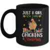Just A Girl Who Loves Chickens And Christmas Funny Farmer Mug 11oz Mug Black 600x.jpg
