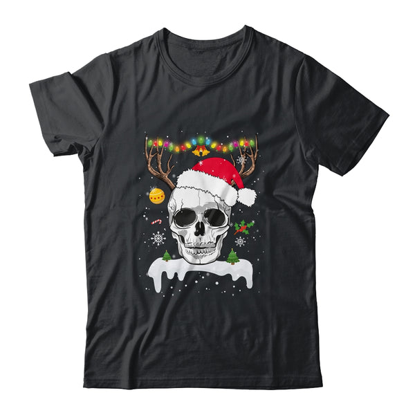 Skull Reindeer Christmas Funny Skulls Santa Hat Reindeer Classic T Shirt Black 600x 1.jpg
