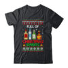 Full Of Christmas Spirits Funny Drinking Ugly Xmas Sweater Classic T Shirt Black 600x.jpg