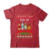 Full Of Christmas Spirits Funny Drinking Ugly Xmas Sweater Classic T Shirt Red 600x.jpg