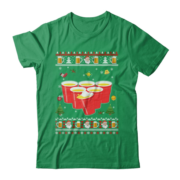 Beer Pong Drinking Game Ugly Christmas Sweater Funny Gift Classic T Shirt Irish Green 600x.jpg