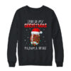 This Is My Christmas Pajama Shirt Gift For Football Lover Crewneck Sweatshirt Black 600x.jpg
