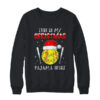 This Is My Christmas Pajama Shirt Gift For Softball Lover Crewneck Sweatshirt Black 600x.jpg