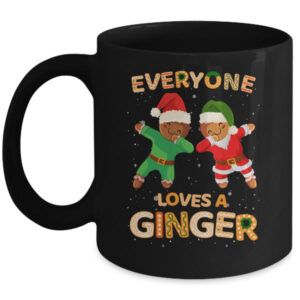 Everyone Loves A Ginger Funny Cute Gingerbread Christmas Mug 11oz Mug Black 600x.jpg