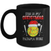 This Is My Christmas Pajama Shirt Gift For Softball Lover Mug 11oz Mug Black 600x.jpg