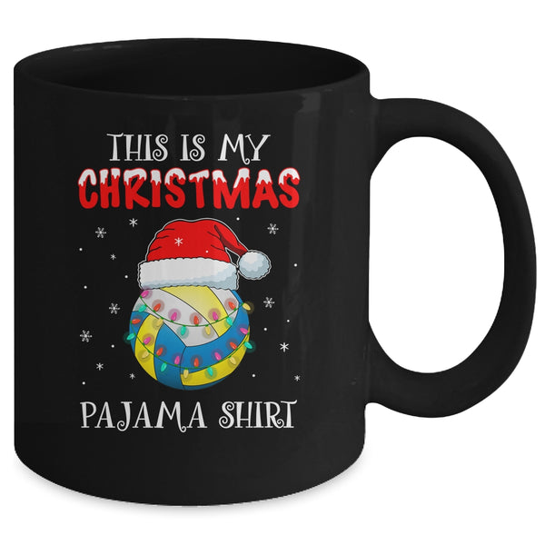 This Is My Christmas Pajama Shirt Gift For Volleyball Lover Mug 11oz Mug Black 09d877e2 5725 4da5 94d1 b3dbfa5069fd 600x.jpg