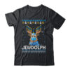 Reindeer Jewdolph Hanukkah Ugly Sweater Classic T Shirt Black 600x.jpg