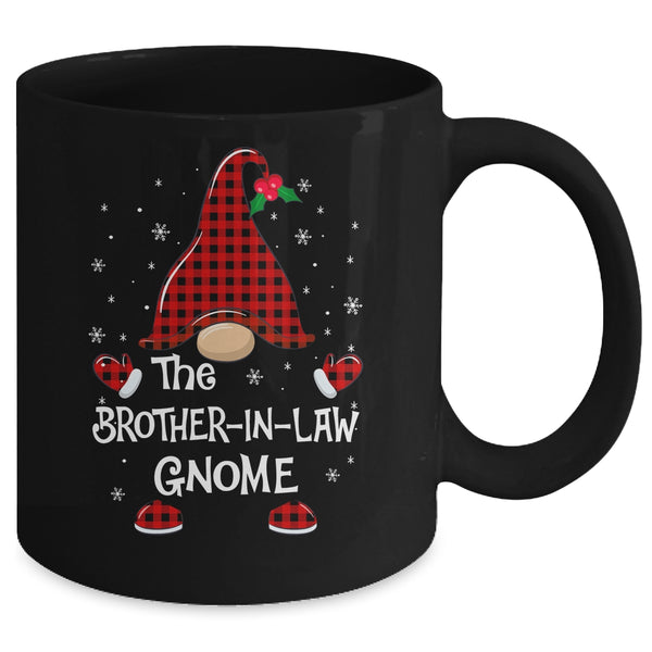 Brother In Law Gnome Buffalo Plaid Matching Christmas Pajama Gift Mug 11oz Mug Black e987229b 4616 4b94 8a1b 351106645c9e 600x.jpg