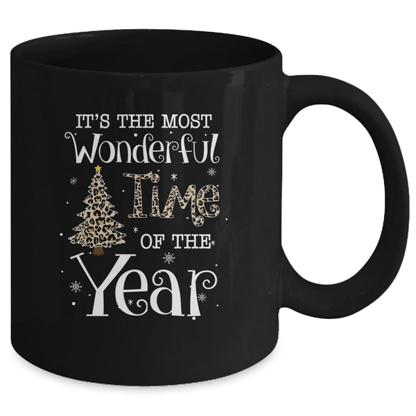 Its The Most Wonderful Time The Year Leopard Plaid Christmas Tree Mug 11oz Mug Black f996bebd 465b 4612 8ff8 d4378940e3d6 600x.jpg