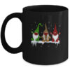 Three Gnomes Wearing Christmas Mask Buffalo Plaid Leopard Mug 11oz Mug Black 600x 1.jpg