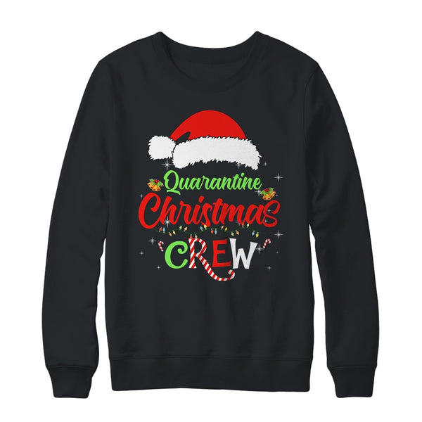 Merry Christmas 2020 Quarantine Christmas Crew Family Gift Crewneck Sweatshirt Black 600x.jpg