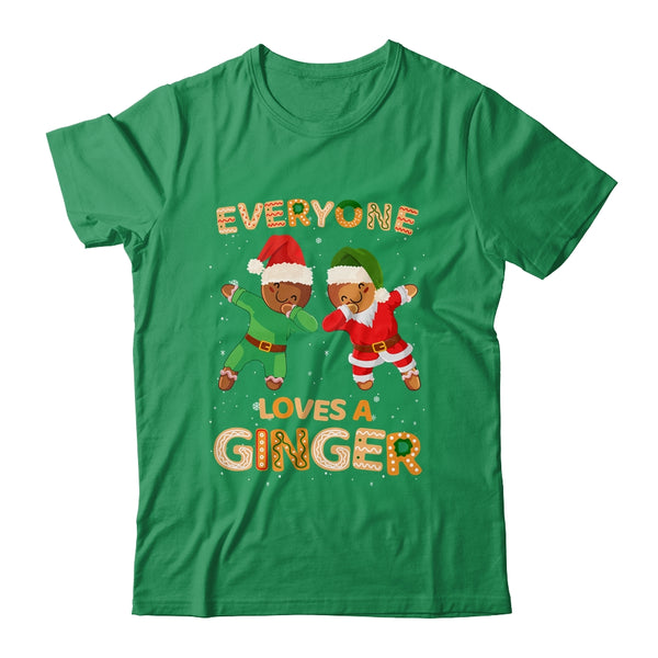 Everyone Loves A Ginger Funny Cute Gingerbread Christmas Classic T Shirt Irish Green 600x.jpg