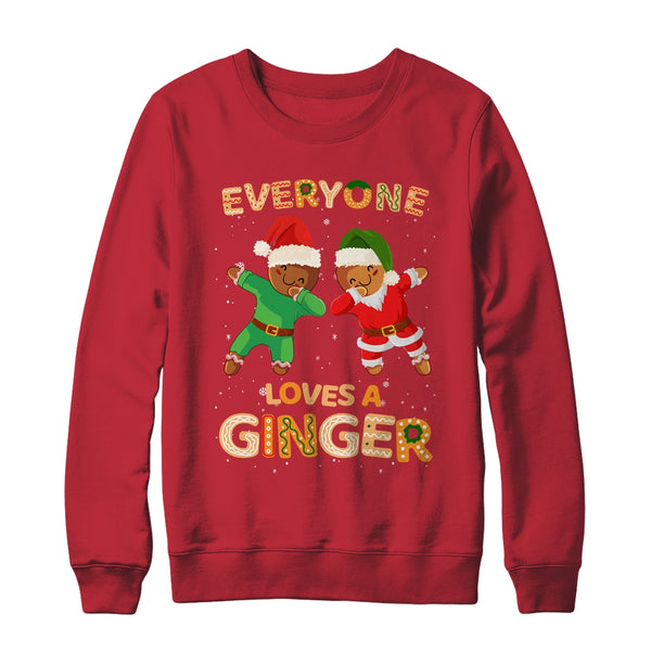 Everyone Loves A Ginger Funny Cute Gingerbread Christmas Crewneck Sweatshirt Red 600x.jpg