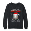 This Is My Christmas Pajama Shirt Gift For Golf Lover Crewneck Sweatshirt Black 600x.jpg