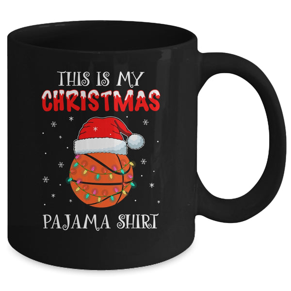 This Is My Christmas Pajama Shirt Gift For Basketball Lover Mug 11oz Mug Black 357f8e61 3429 49f6 8e65 069bd3765ebd 600x.jpg