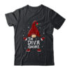 Diva Gnome Buffalo Plaid Matching Christmas Pajama Gift Classic T Shirt Black 600x.jpg
