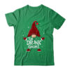 Drunk Gnome Buffalo Plaid Matching Christmas Pajama Gift Classic T Shirt Irish Green 600x.jpg