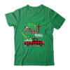 Merry Christmas Buffalo Plaid Red Truck Christian Cross Xmas Classic T Shirt Irish Green 600x.jpg