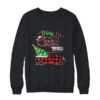 Merry Christmas Buffalo Plaid Red Truck Christian Cross Xmas Crewneck Sweatshirt Black 600x.jpg