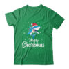 Merry Sharkmas Santa Christmas Sharks Lover Gift Classic T Shirt Irish Green 600x 1.jpg