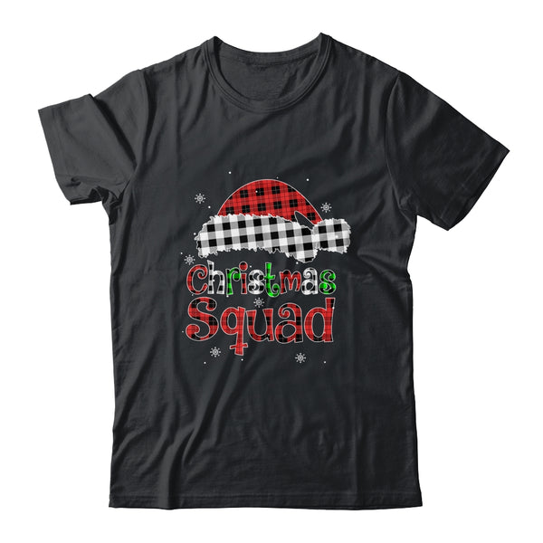 Christmas Squad Red Plaid Family Matching Christmas Pajama Classic T Shirt Black 600x.jpg