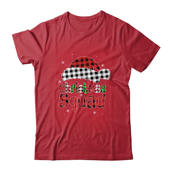 Christmas Squad Red Plaid Family Matching Christmas Pajama Classic T Shirt Red 600x.jpg
