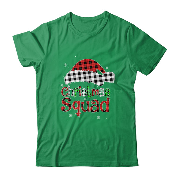 Christmas Squad Red Plaid Family Matching Christmas Pajama Classic T Shirt Irish Green 600x.jpg