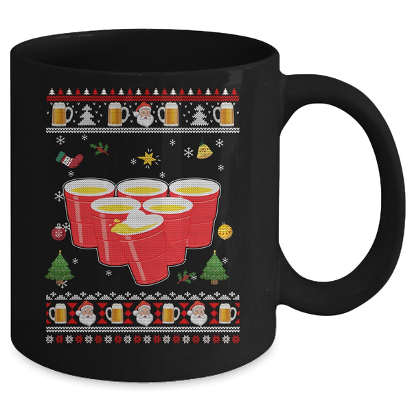 Beer Pong Drinking Game Ugly Christmas Sweater Funny Gift Mug 11oz Mug Black 5792f287 3b63 4eb7 8afe 53536ad80f04 600x.jpg